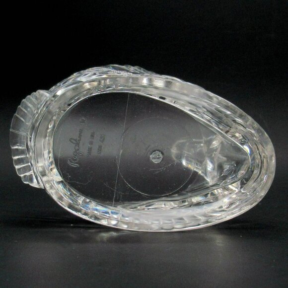 Vintage Regaline Swans Set of 5 Clear Crystal Acrylic 5.75" Planters Dishes - Picture 6 of 10